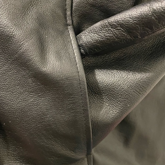 Uniform by John Paul Richard Black leather jacket size 8 - Picture 2 of 6
